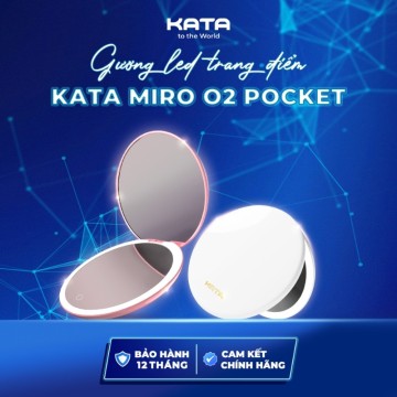 Gương Led trang điểm cầm tay KATA Miro O2 Pocket