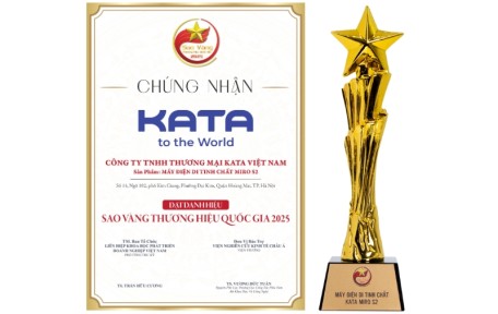 KATA ghi dấu ấn với giải thưởng Sao Vàng Thương Hiệu Quốc Gia 2025