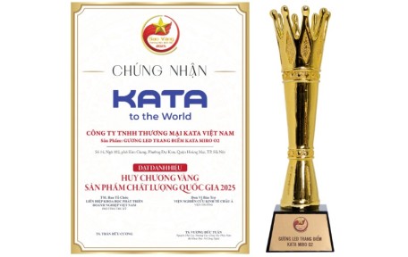 KATA được vinh danh Huy chương Vàng Sản phẩm Chất lượng Quốc gia 2025