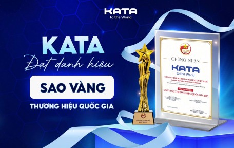 KATA ghi dấu ấn với giải thưởng Sao Vàng Thương Hiệu Quốc Gia 2025