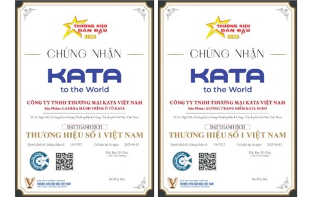 KATA Việt Nam được vinh danh Thương hiệu Số 1 Việt Nam 2025