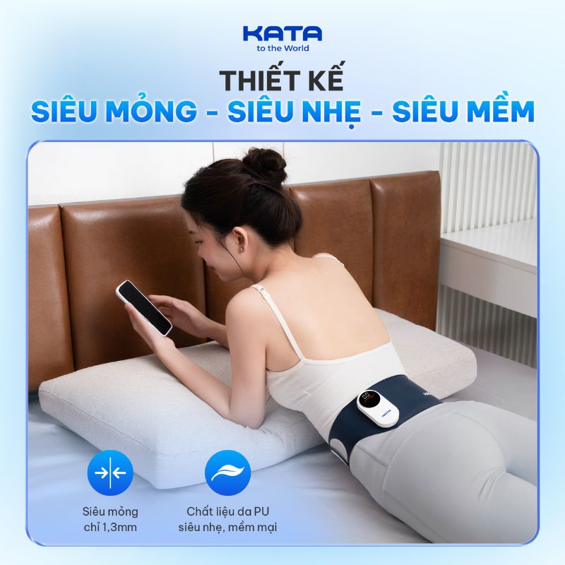 Thiết kế siêu mỏng, siêu nhẹ, êm ái
