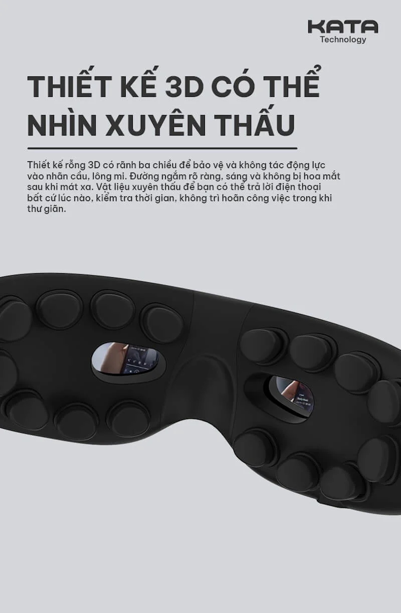 Thiết kế có thể nhìn xuyên thấu cải tiến độc quyền từ KATA