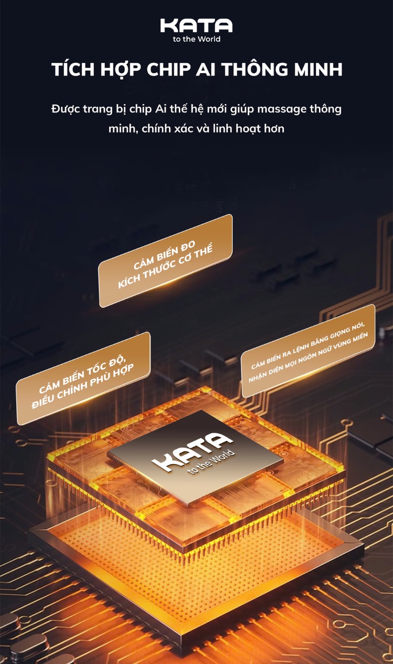 ghế còn được tích hợp chip AI thông minh