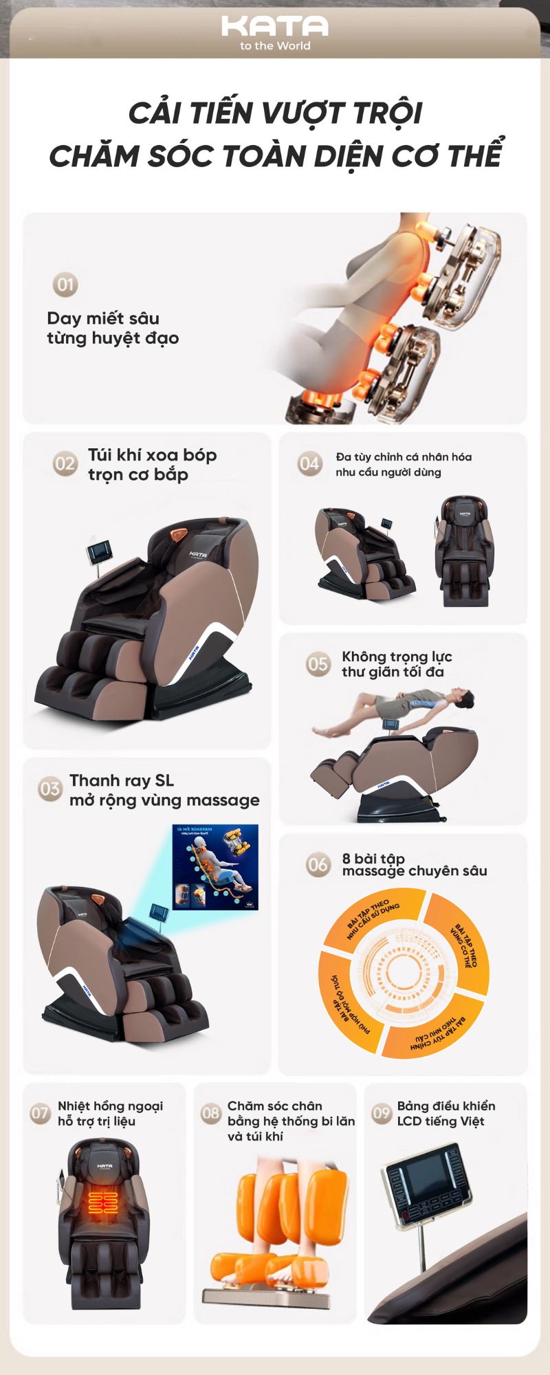 Lợi ích vượt trội khi sở hữu KATA MC03