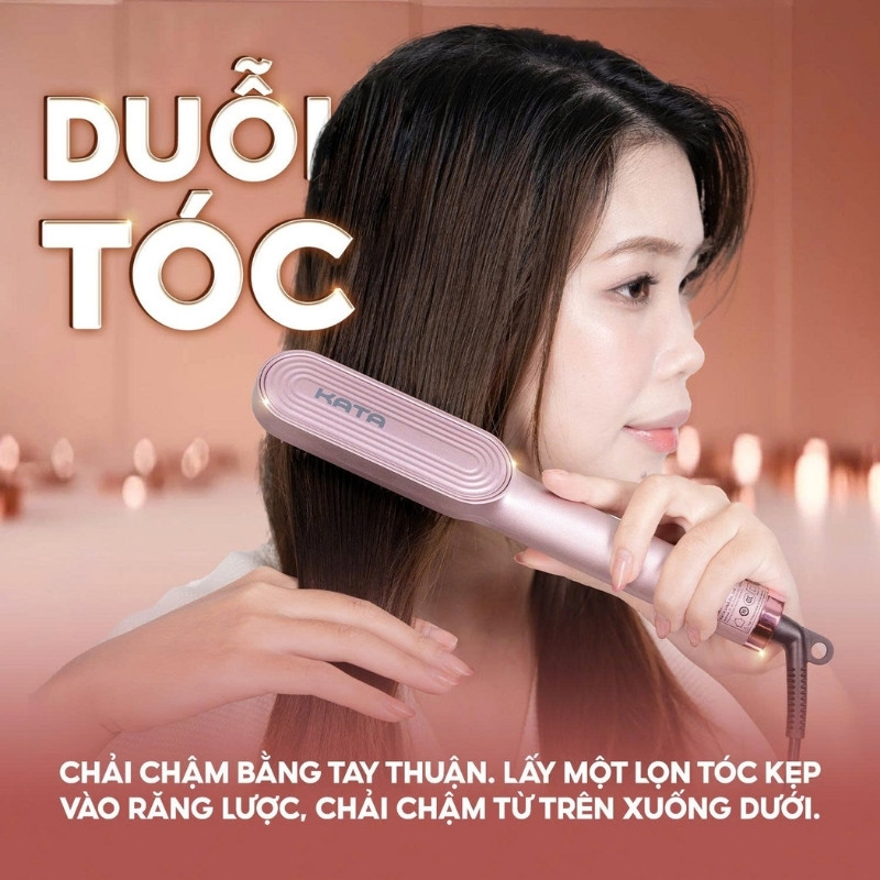 Duỗi hoặc uốn tóc đơn giản