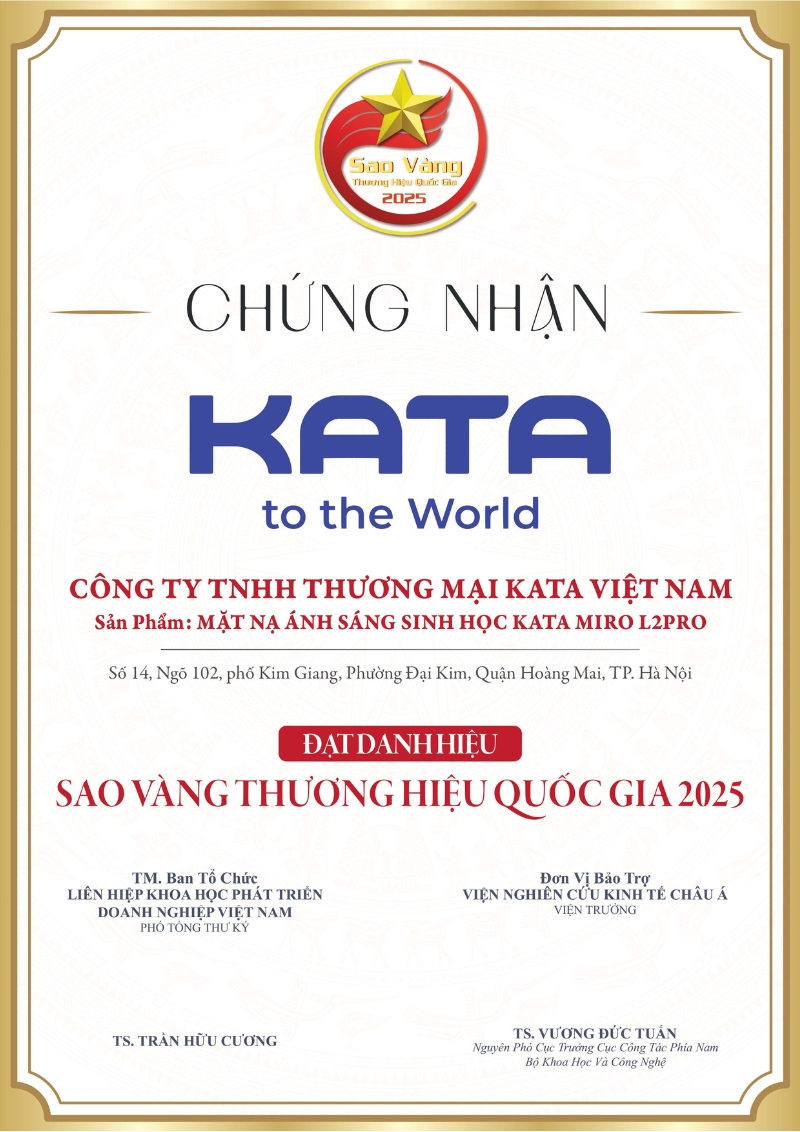 Mặt nạ ánh sáng sinh học KATA Miro L2Pro
